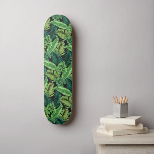 Skate Palma Tropical Verde Folha Monstera