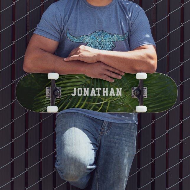 Skate Palmeira tropical personalizada (Ao ar livre 3)