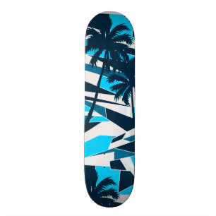 Skate palmeiras abstrato surf