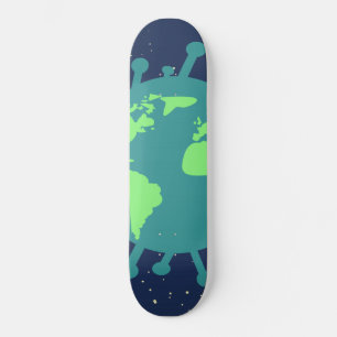 Skate Pandemia Global (Partícula Vírus) (Infecção Viral)