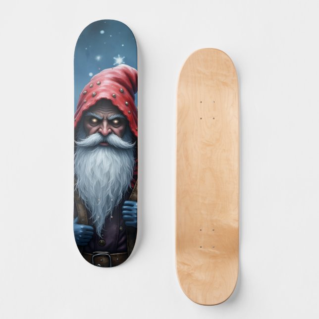 Skate Papai Noel Frostbite & Seu Duende Travesso. (Frente)