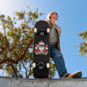 Skate Papai Noel Motorizado de Natal Rocker 
