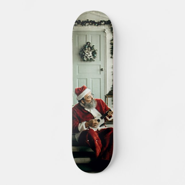 Skate Papai Noel tocando música (Frente)