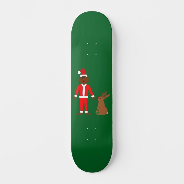 Skate Papais noeis Sasquatch e Jackalope Christmas (Frente)