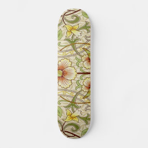 Skate Papel de Parede Flor Clássico Narciso William Morr