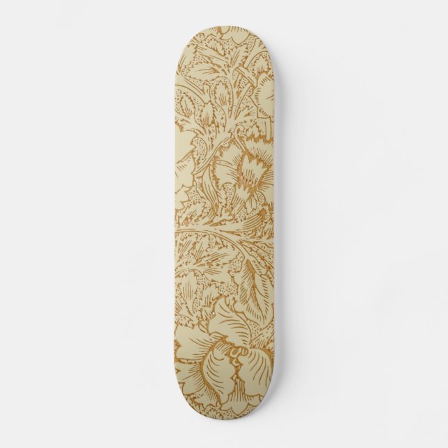 Skate Papel de Parede Floral Papoula de William Morris (Frente)