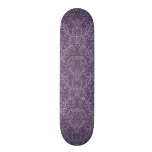 Skate Papel de parede floral roxo 2