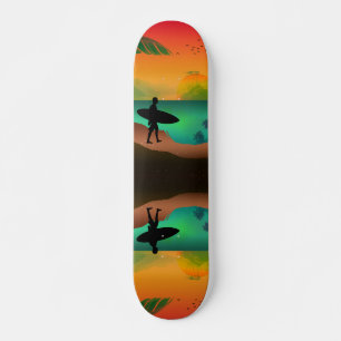 Skate Paraíso oceânico de verão