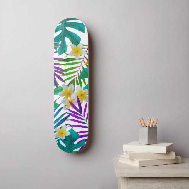 Skate Paraíso tropical (Arte de parede)
