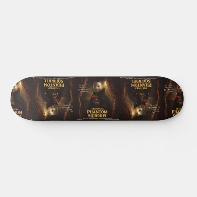 Skate Paródia de Esquilo Fantasma da Ópera (Horz)