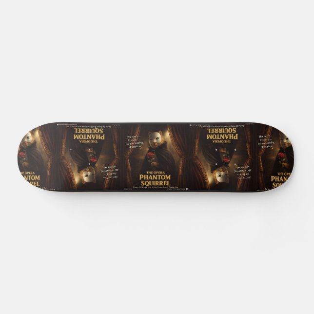 Skate Paródia de Esquilo Fantasma da Ópera (Horz)