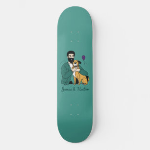 Skate Pasta de Cães Personalizável