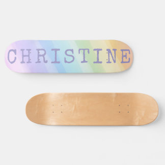 Skate Pastel Custom Board Option to add Trucks & Wheels