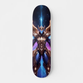 Skate Patineta Alienígena Con Armazón Dorado 