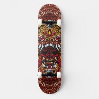 Skate Patineta Máscara Hannya