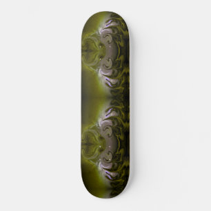 Skate Patineta verde oliva remolino