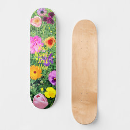 Skate Patinete de Flor Selvagem