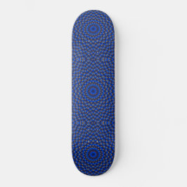 Skate Pato em Azul Kaleidoscope Pequeno