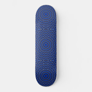 Skate Pato em Azul Kaleidoscope Pequeno