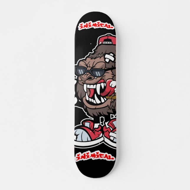 Skate Patre Inimática Gorilla Deck (Frente)