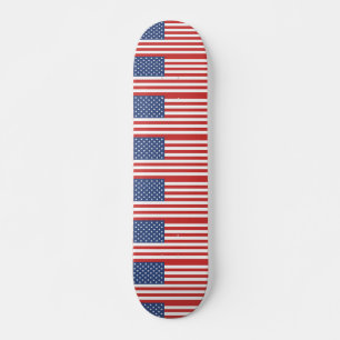 SKATE PATRIOTIC AMERICAN FLAG