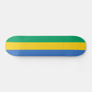 Skate Patriotic Gabon Flag
