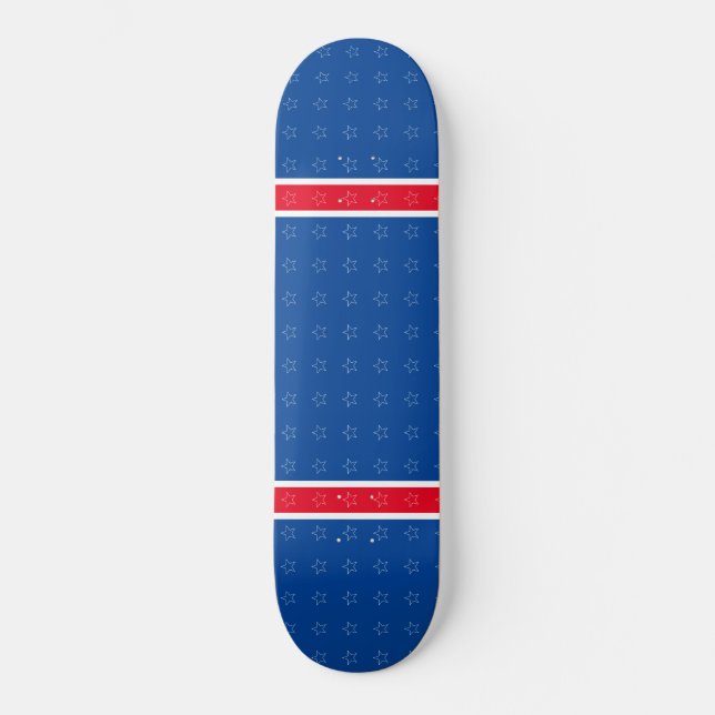 Skate Patriótico americano (Frente)