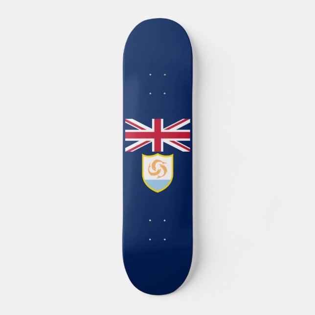 Skate Patriótico da Bandeira de Anguilla (Frente)