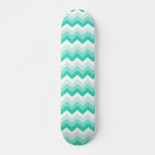 Skate Patrulha Zigzag (Turquoise, groen) (Frente)
