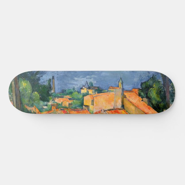 Skate Paul Cezanne - Estaque com Telhados Vermelhos (Horz)