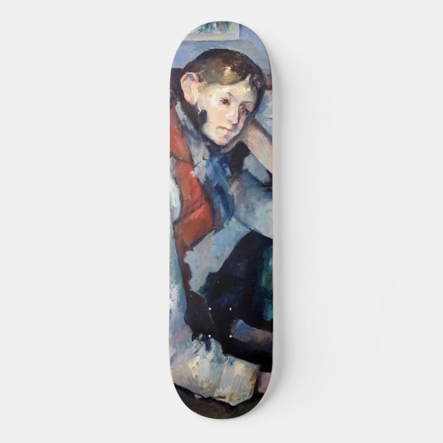 Skate Paul Cezanne - Menino no Colete Vermelho (Frente)