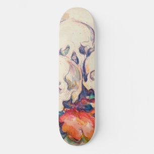 Skate Paul Cezanne - Os Três Crânios Aquarela