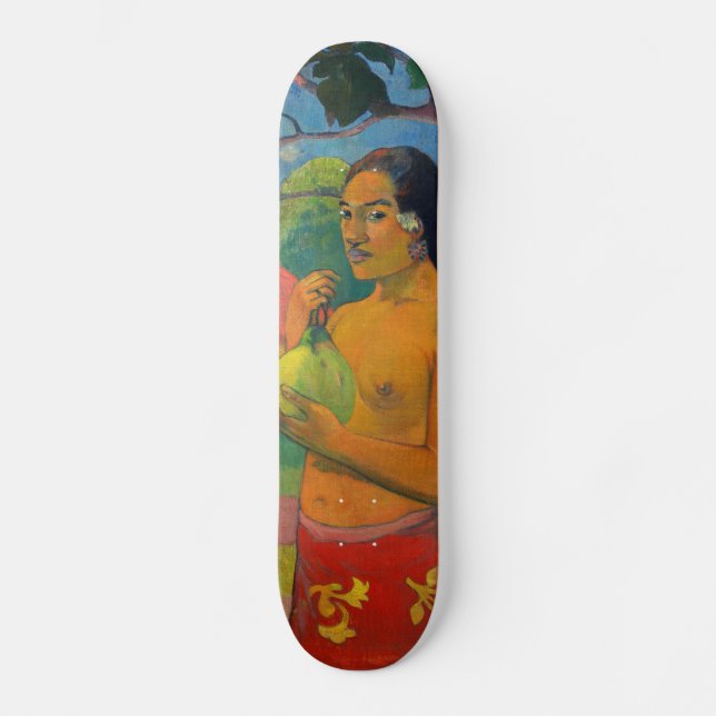 Skate Paul Gauguin - Mulher segurando uma Fruta (Frente)
