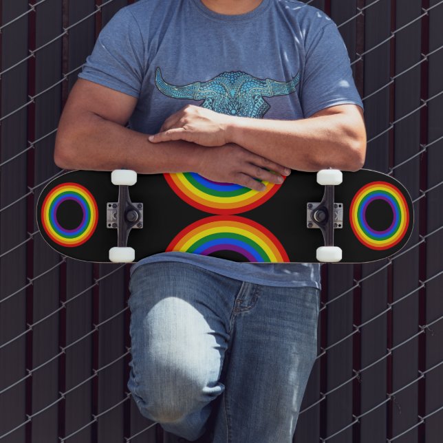 Skate PAVILHÃO DE CINCO-CHUVA - PAINÉIS - Cores LGBT Ané (Ao ar livre 3)