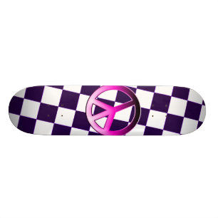 Skate Paz cor-de-rosa