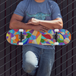 Skate Pebolhas em uma praia