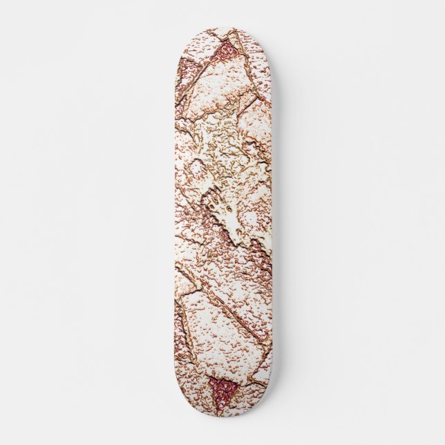 Skate Pedra áspera em marrom claro cremoso (Frente)