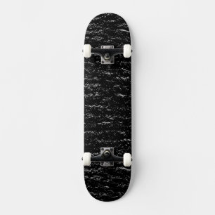 Skate Pedra preta e prata