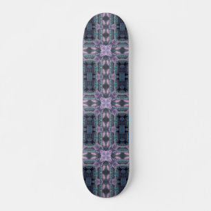 Skate Pedras místicas turquesa violeta-guística geométri