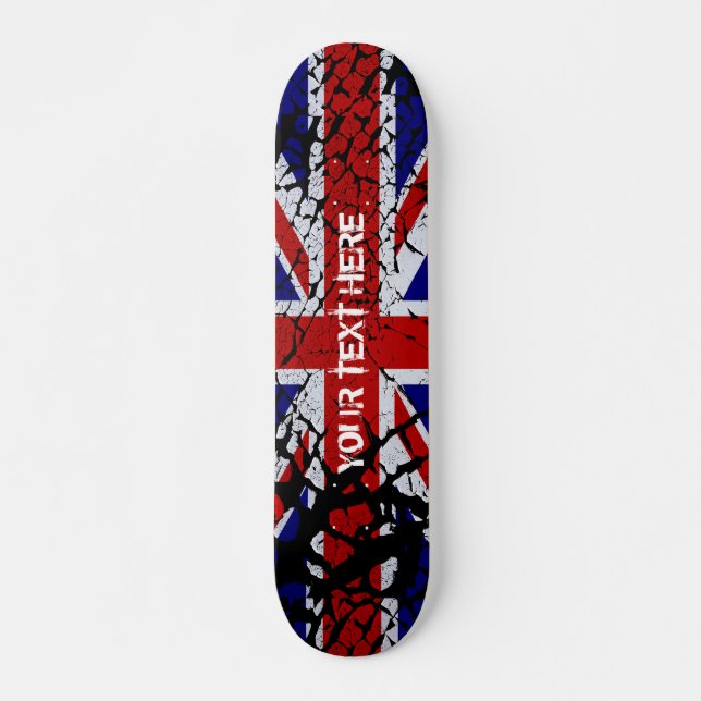 Skate Peeling Union Jack Flag of The UK (Frente)