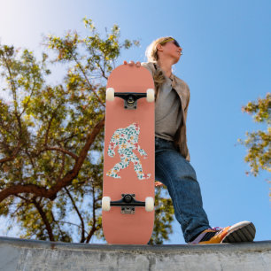 SKATE PEGRADA FLORAL