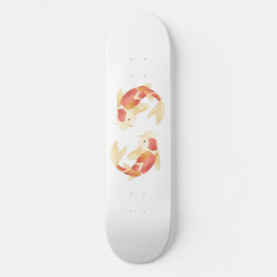 Skate Peixes Koi Japoneses