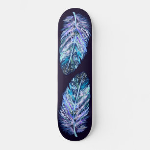 Skate Penas bonitas - Escolha sua cor favorita