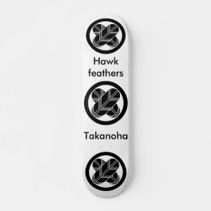 Skate Penas de gavião intersetadas em círculo