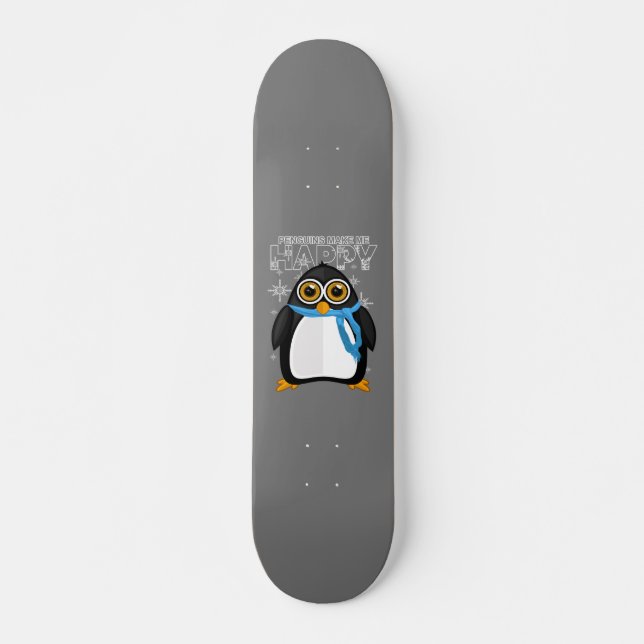 Skate Penguins Make Me Happy (Frente)