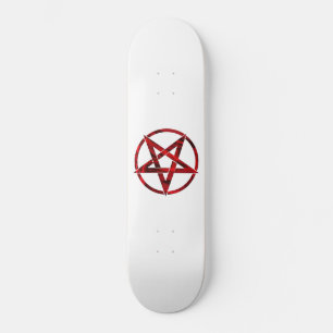 Skate Pentagrama do Diabo Vermelho