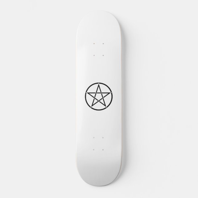 Skate Pentagrama do Wiccan (Frente)