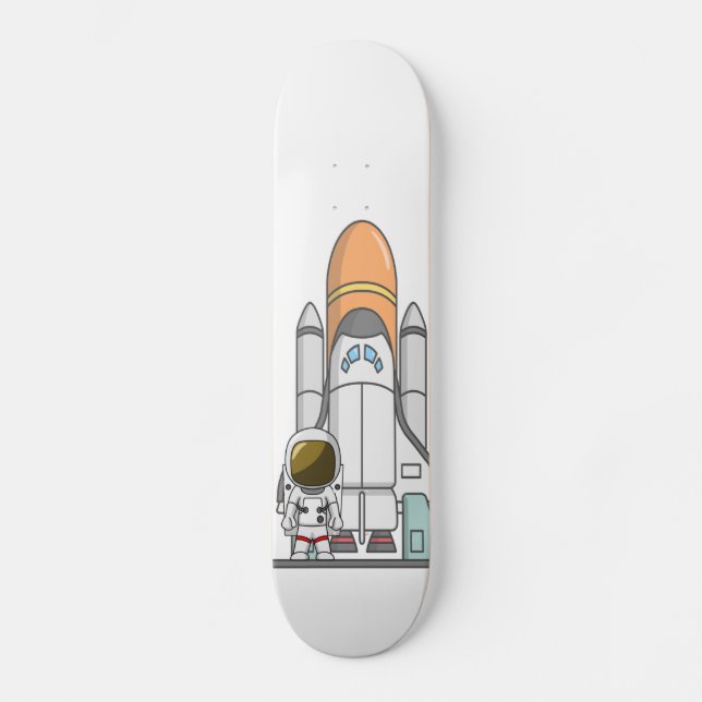 Skate Pequeno Astronauta e Espachante (Frente)