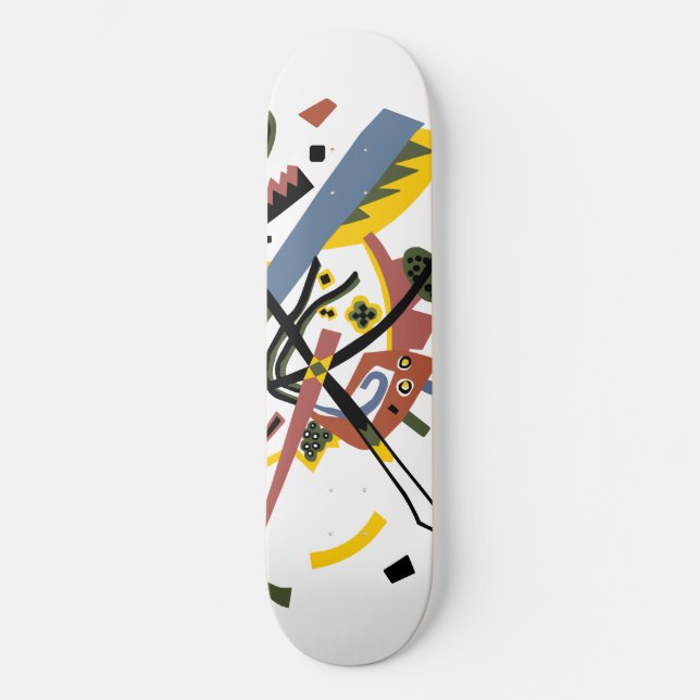 Skate Pequenos mundos, Vassily Kandinsky em cores digita (Frente)