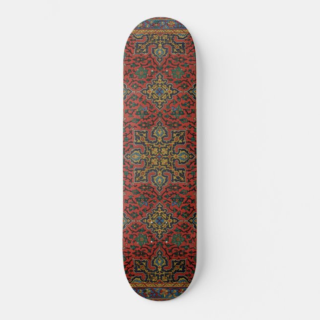 Skate Pérsia Rug Carpet Red Blue Classic (Frente)